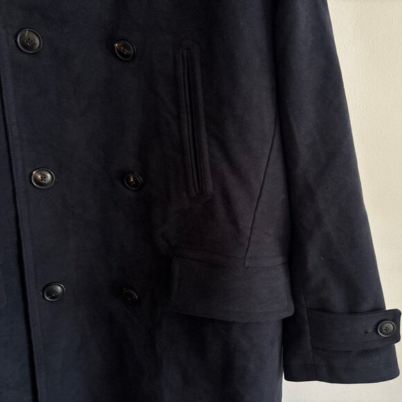 BNWT USD$998 Todd Snyder Double Breasted Moleskin Overcoat- Midnight Navy — XXL - Picture 8 of 16